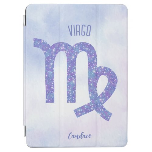 Pretty Virgo Astrology Sign Personalized Purple iPad Air Cover