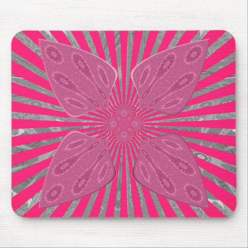 Pretty Vivid Pink Beautiful amazing edgy cool art Mouse Pad