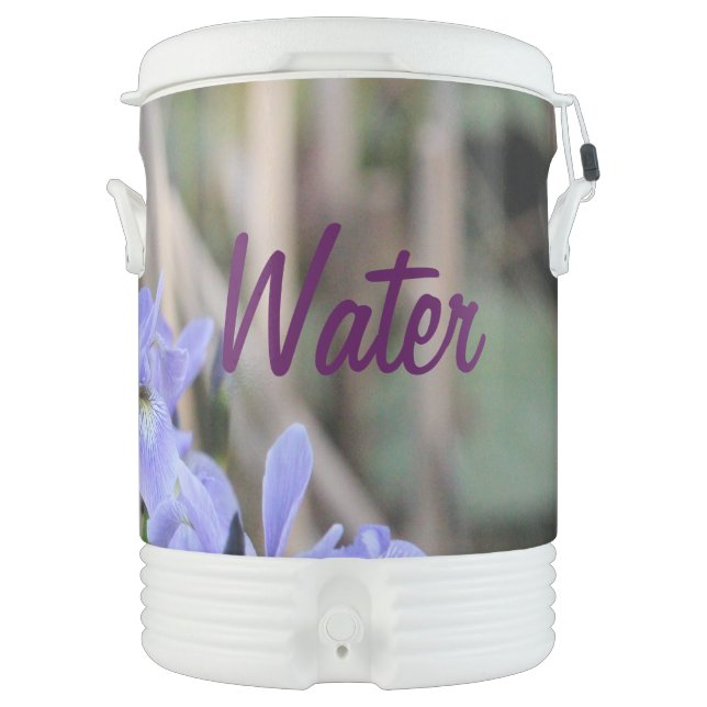 Pretty Water Camping Jug Beverage Cooler (Front)