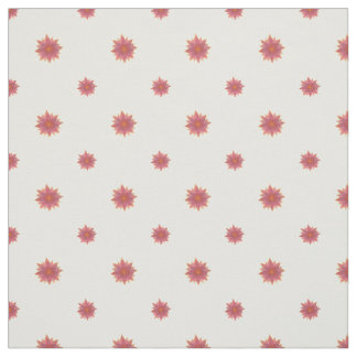 Pretty Water Lilies Polka Dots Custom Fabric