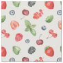 Pretty Watercolor Berry Pattern Fabric