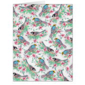 Pretty watercolor birds spring floral paint (Front)