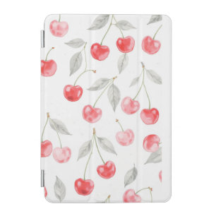 Pretty Watercolor cherry fruit Pattern iPad Mini Cover