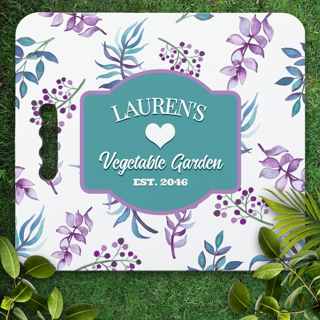 Pretty Watercolor Floral Garden Kneeling Cushion (Creator Uploaded)