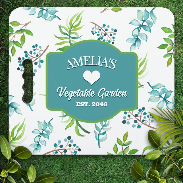 Pretty Watercolor Floral Garden Kneeling Cushion (Creator Uploaded)