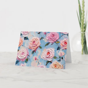 Pretty Watercolor Floral Note Card