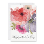 Pretty Watercolor Florals Mothers Day Card Pretty Watercolor Florals Mothers Day Card