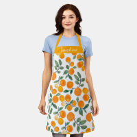 Pretty Watercolor Orange Citrus Personalized