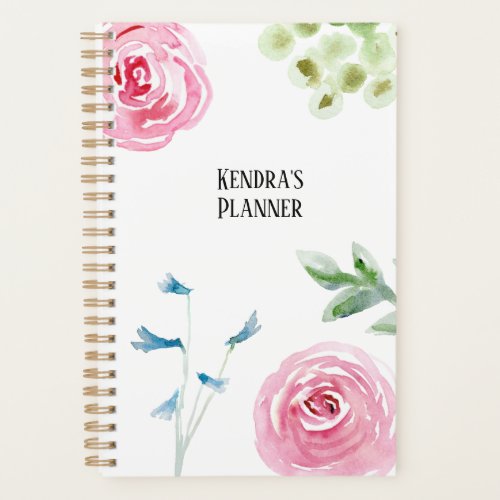 Pretty Watercolor Planner