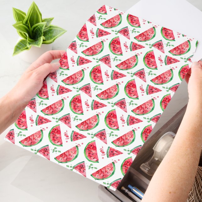 Pretty Watercolor Watermelon Envelope Mailers (Desk)