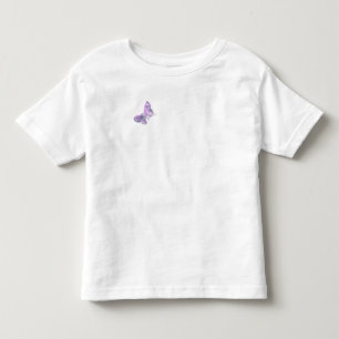 Pretty Watercolour Light Purple Butterflies Toddler T-shirt