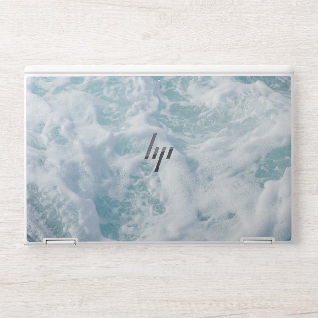Pretty Waves Foam HP Laptop Skin (Front)