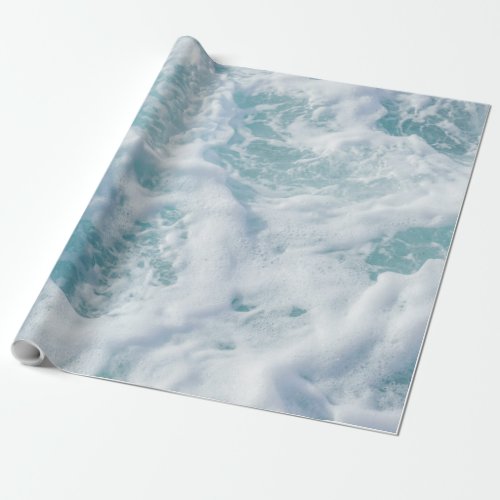Pretty Waves Foam Wrapping Paper
