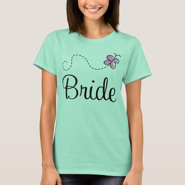 Pretty Wedding Day Bride T-shirt (Front)