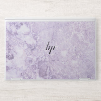 Pretty white and purple marble colour laptop skin. HP laptop skin