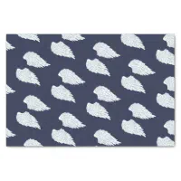 Angel Wing Silver Tissue Paper