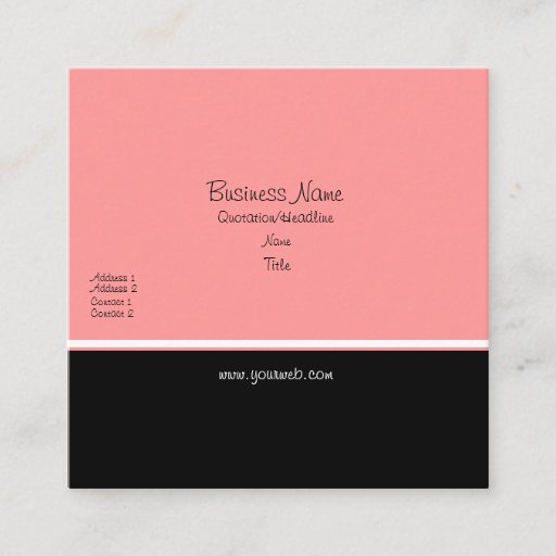 Customizable Pretty Peach Elegant  Trendy  Plain Business Card Templates