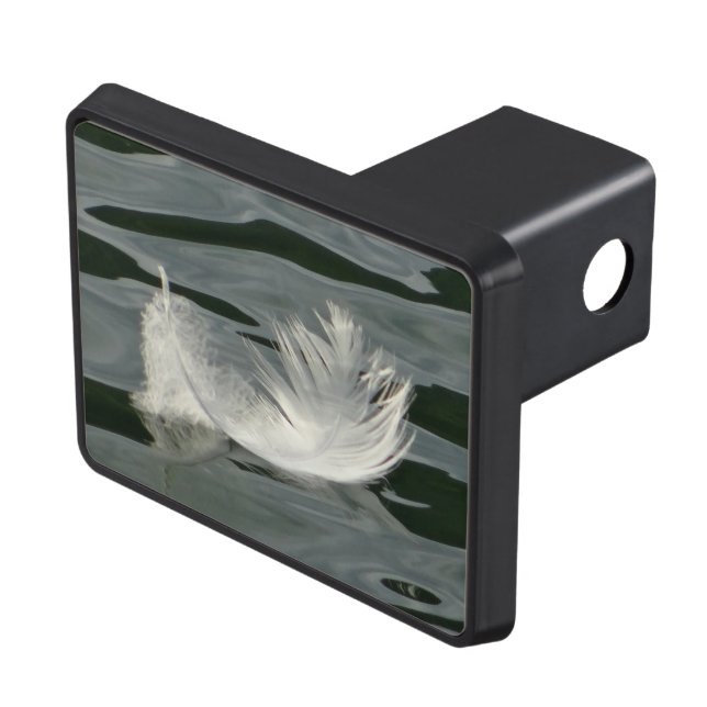 Pretty white feather hitch cover (Top Right)