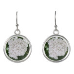 Pretty White Mountain Laurel Floral Earrings at Zazzle
