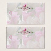 Pretty White Pink Floral (Front & Back)