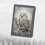 Pretty White Snowy Owl Winter Trifold Wallet<br><div class="desc">Elevate your style with the serene beauty of the Pretty White Snowy Owl Winter Trifold Wallet. This exquisite accessory captures the elegance of the season, featuring a graceful white snowy owl amidst a wintery landscape. With meticulous detailing and a touch of seasonal charm, this trifold wallet not only organizes your...</div>