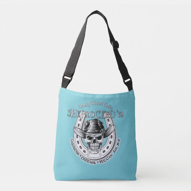 Pretty Wicked Ladies - SR19 Skulls & Broncs Crossbody Bag (Front)
