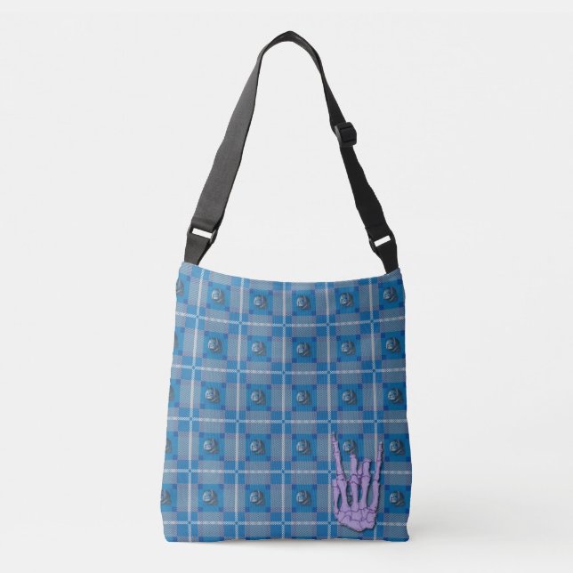 Pretty Wicked "Siren Plaid" Cross Body Bag (Front)