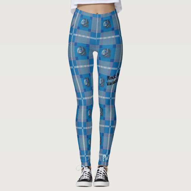Pretty Wicked "Siren Plaid" Leggings (Front)