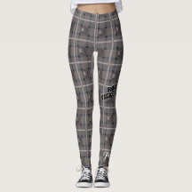 Pretty Wicked "Siren Plaid" Leggings - Gray