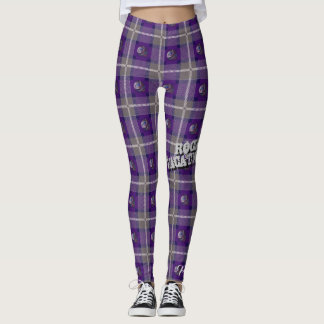 Pretty Wicked "Siren Plaid" Leggings - Purple