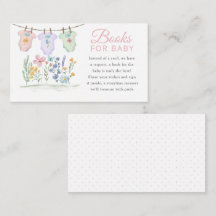 Pretty Wildflower Books for Baby