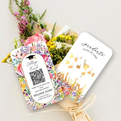 Pretty Wildflower College fund graduation