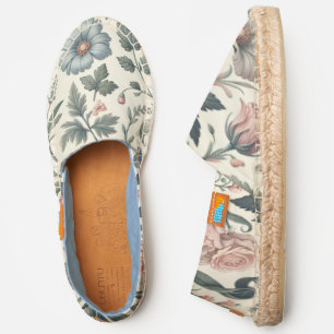 Pretty wildflower comfy flats "MAYLEA" by LMC© Espadrilles