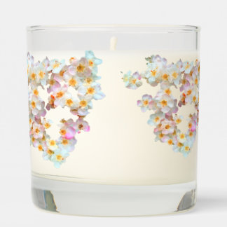 Pretty Wildflower in Loving Memory Photo Scented Candle
