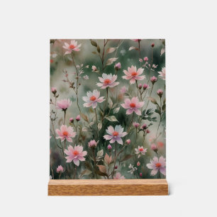 Pretty Wildflowers Acrylic Sign