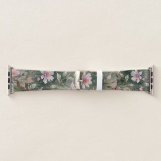 Pretty Wildflowers Apple Watch Band