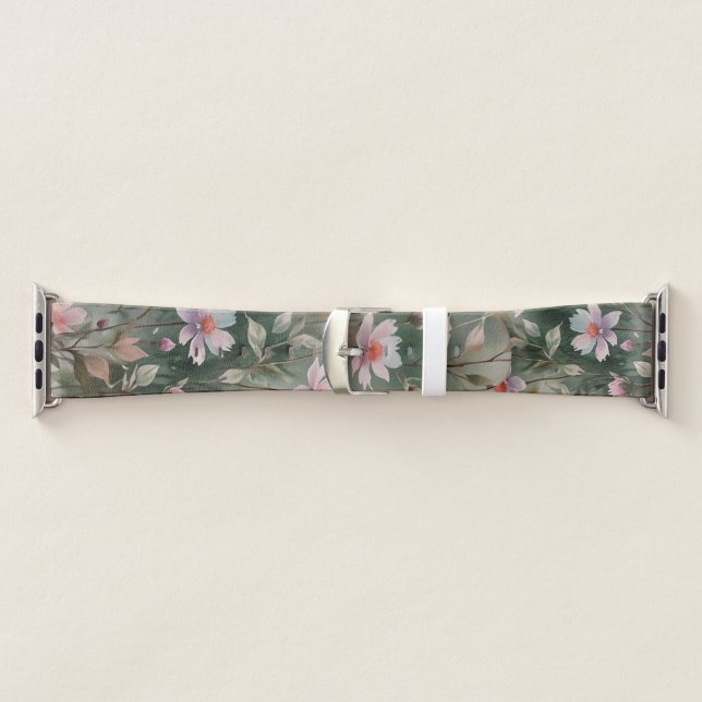 Pretty Wildflowers Apple Watch Band (Band)
