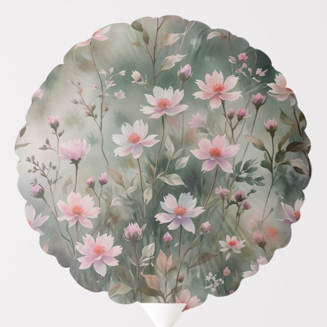 Pretty Wildflowers Balloon (Front)