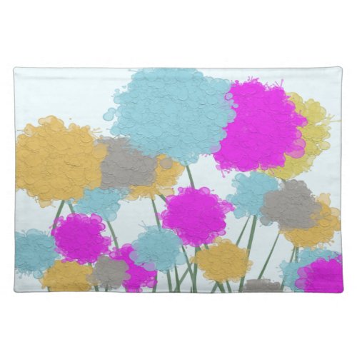 Pretty Wildflowers Cloth Placemat