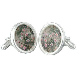 Pretty Wildflowers Cufflinks