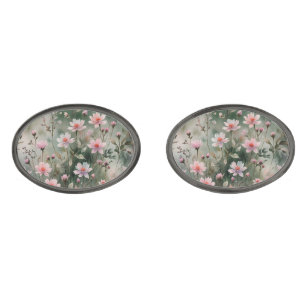 Pretty Wildflowers Cufflinks