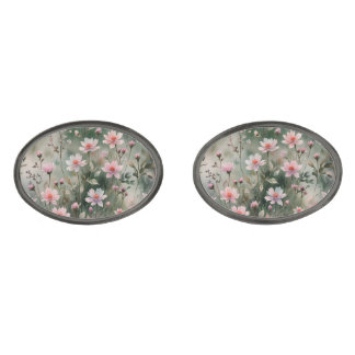 Pretty Wildflowers Cufflinks