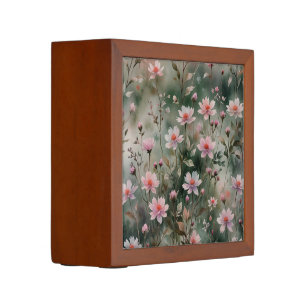 Pretty Wildflowers Desk Organizer
