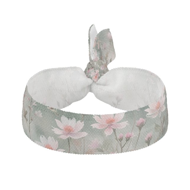 Pretty Wildflowers Elastic Hair Tie (Front)
