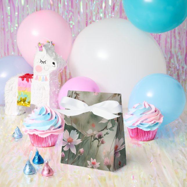 Pretty Wildflowers Favor Boxes (Party)