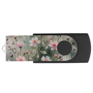 Pretty Wildflowers Flash Drive