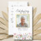 Pretty Wildflowers Funeral Memorial Prayer Card