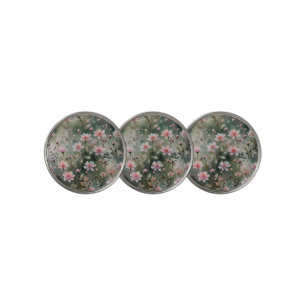 Pretty Wildflowers Golf Ball Marker