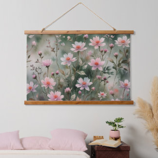 Pretty Wildflowers Hanging Tapestry