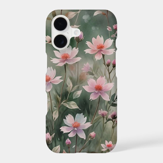 Pretty Wildflowers Iphone Case (Back)